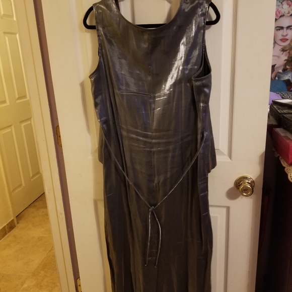 Vintage Metallic Dress Size 16 by R&M Richard's Plus size - Picture 4 of 4